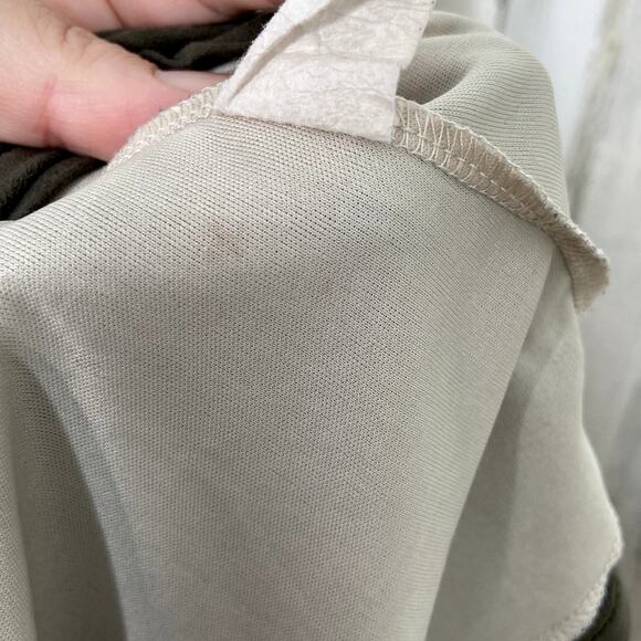 Audrey 3 + 1 Faux Suede Swing Dress Shift Sleeveless Mini Vegan Size S - Picture 4 of 6